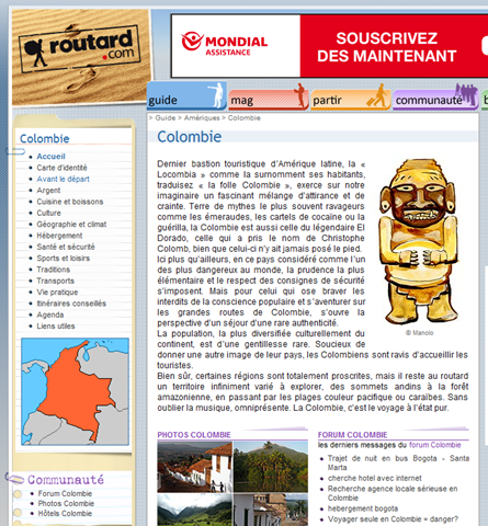 routard colombie