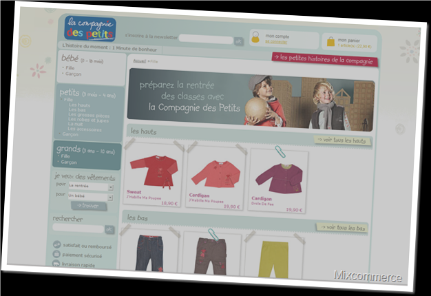 La compagnie des petits site marchand en ligne ecommerce